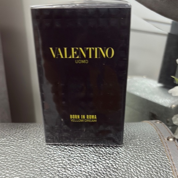 Valentino Bath & Body Black and Yellow Collection